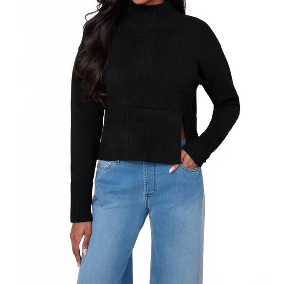 NEW RENUAR knitted comfy yarn sweater in black